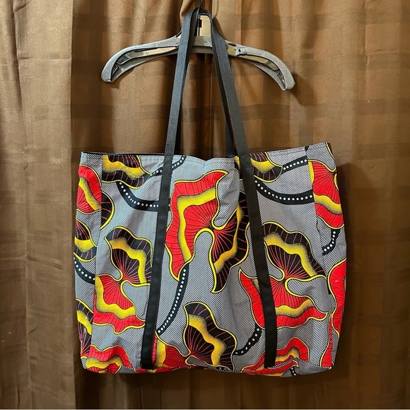 NEW Africa Chitenge Print Satchel Bag. Bought in Zambia. - Picture 1 of 7